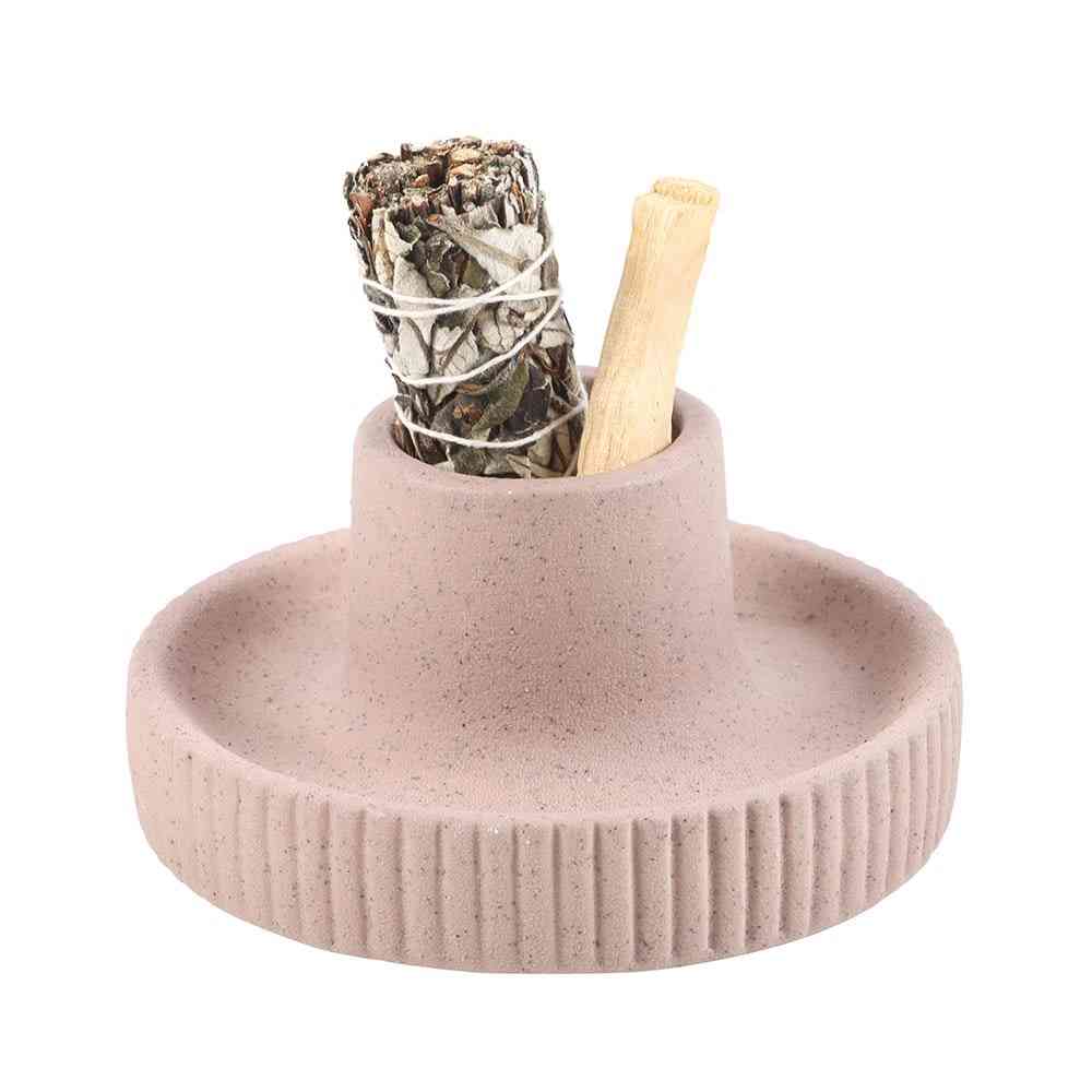 Something Different - Greige Ribbed Smudge bowl - Mehrfarben